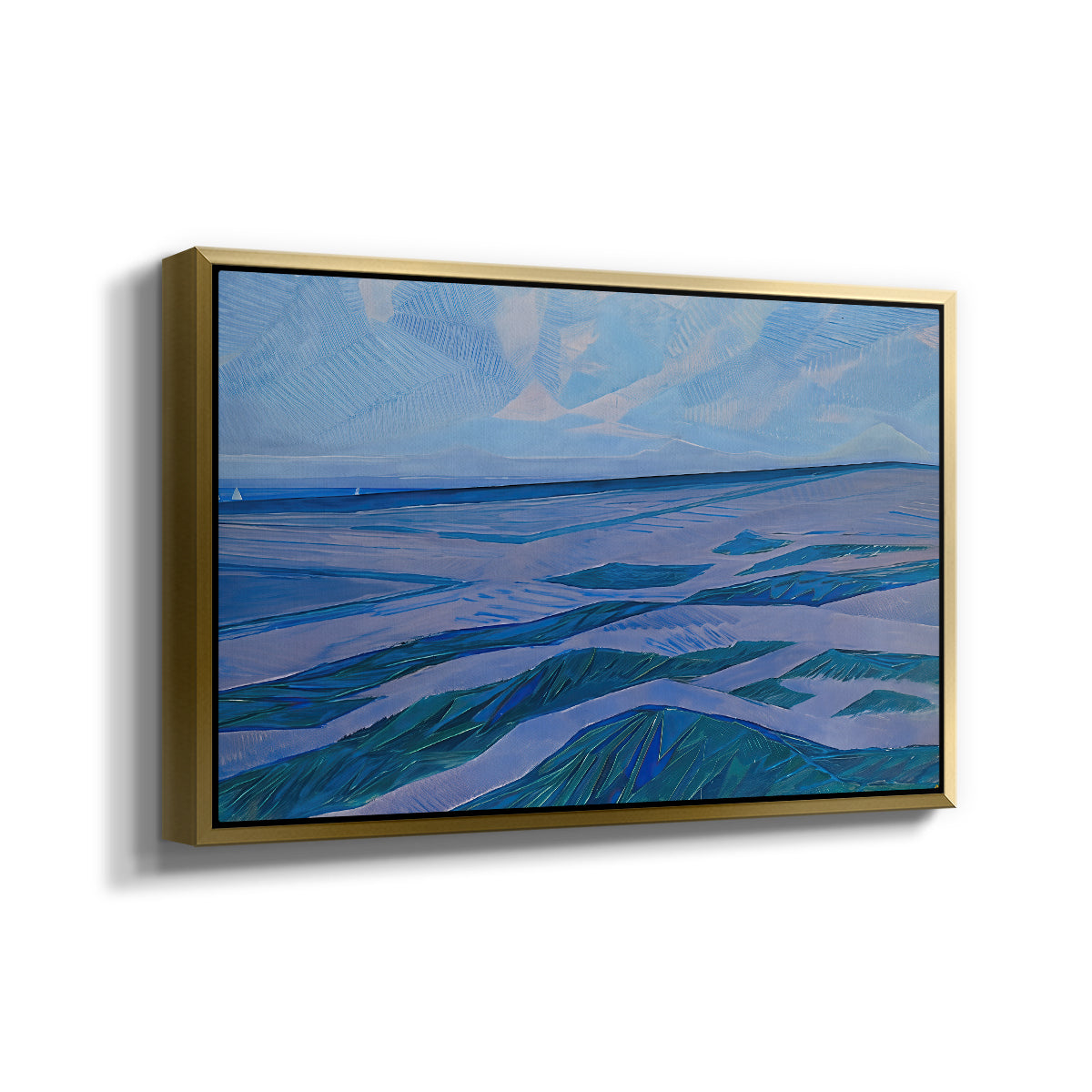 Dune Landscape, 1911 - Floater Framed Canvas Print