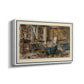 Cabinet de Flaubert à Croisset, 1874 - Floater Framed Canvas Print