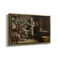 The Plate Printer, 1875 - Floater Framed Canvas Print