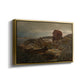 A Fisherman's Home, Lillesand, 1858 - Floater Framed Canvas Print