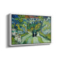 Stairway at Auvers, 1890 - Floater Framed Canvas Print