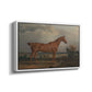 Hunter in a Landscape, 1810 - Floater Framed Canvas Print
