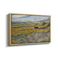 Enclosed Field with Ploughman, 1889 - Floater Framed Canvas Print