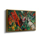 In the Rain, 1912 - Floater Framed Canvas Print