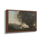 Dance Under the Trees at the Edge of the Lake, c. 1865-1870 - Floater Framed Canvas Print