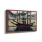 Two Boats Side by Side, Port of Marseilles, c. 1916 - Floater Framed Canvas Print