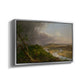 View from Mount Holyoke, Northampton, Massachusetts, after a Thunderstorm (Oxbow), 1836 - Floater Framed Canvas Print