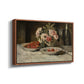 Strawberries and Champagne, c. 1881-1885 - Floater Framed Canvas Print