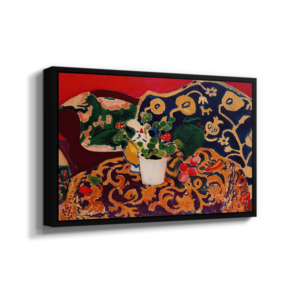 Spanish Still Life, c. 1910 - Floater Framed Canvas Print