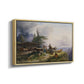 An Alpine Farm on the Untersberg, 1835 - Floater Framed Canvas Print