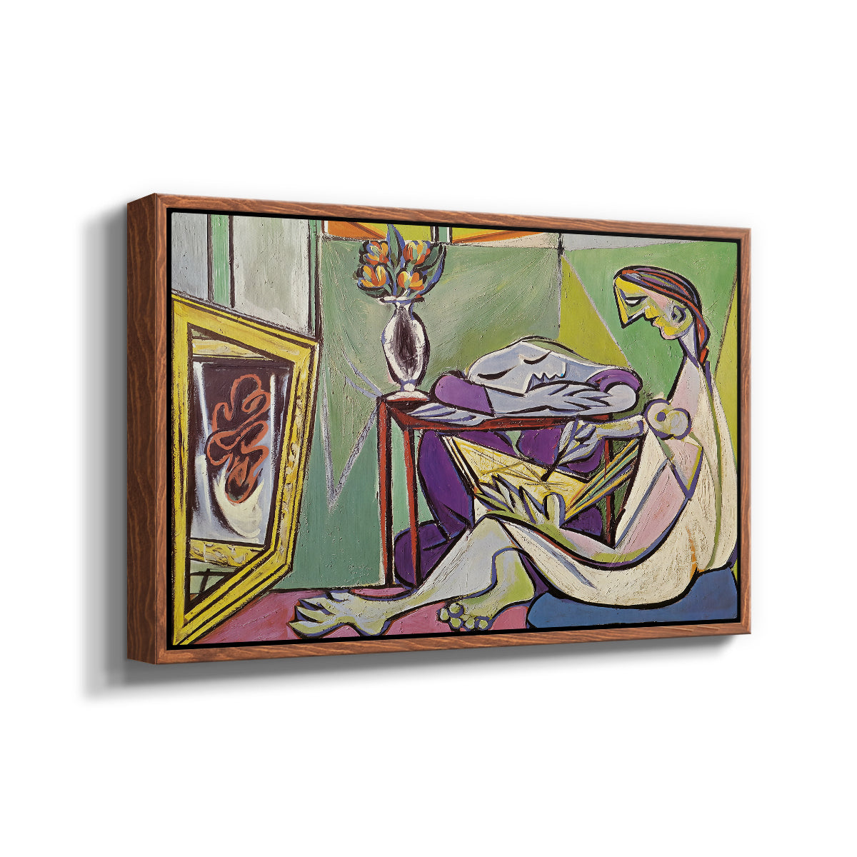 The Muse, 1935 - Floater Framed Canvas Print