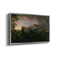 The Course of Empire: The Savage State, 1834 - Floater Framed Canvas Print