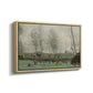 Washerwomen in a Willow Grove, c. 1871 - Floater Framed Canvas Print