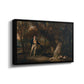 The Reverend Thomas Levett and Favourite Dogs, Cock-Shooting, 1811 - Floater Framed Canvas Print