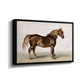 A Cart-Horse - Floater Framed Canvas Print