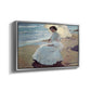 Clotilde on the Beach, 1904 - Floater Framed Canvas Print