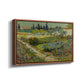 Garden at Arles, 1888 - Floater Framed Canvas Print