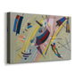 Canvas art print featuring a modernist design emphasizing structure and spatial balance, displayed at an angle