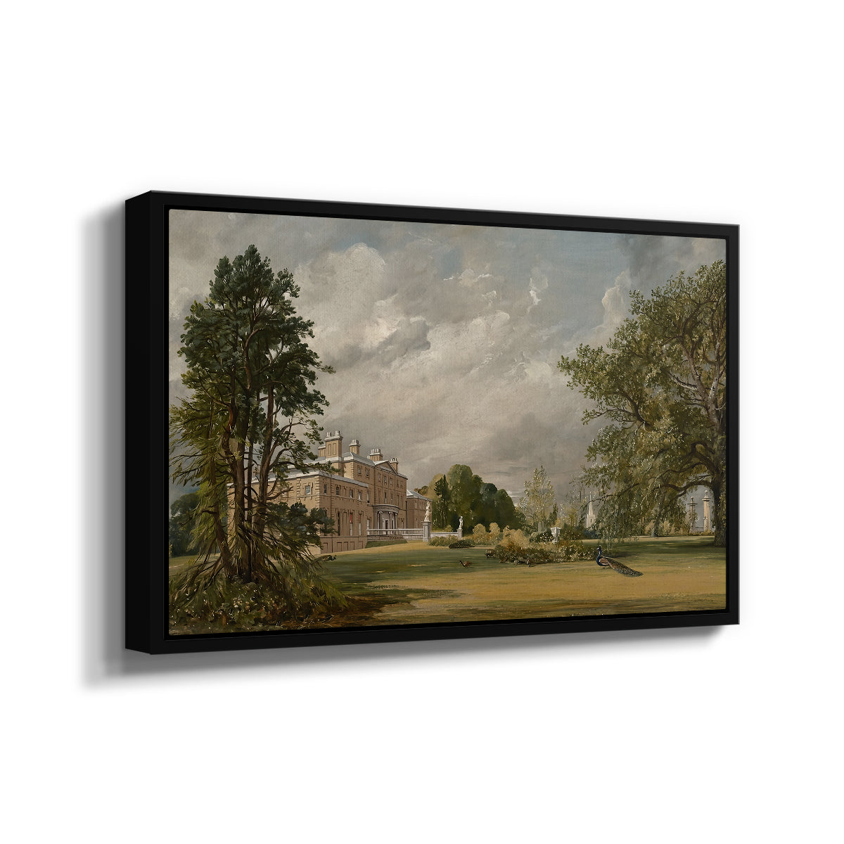 Malvern Hall, 1821 - Floater Framed Canvas Print