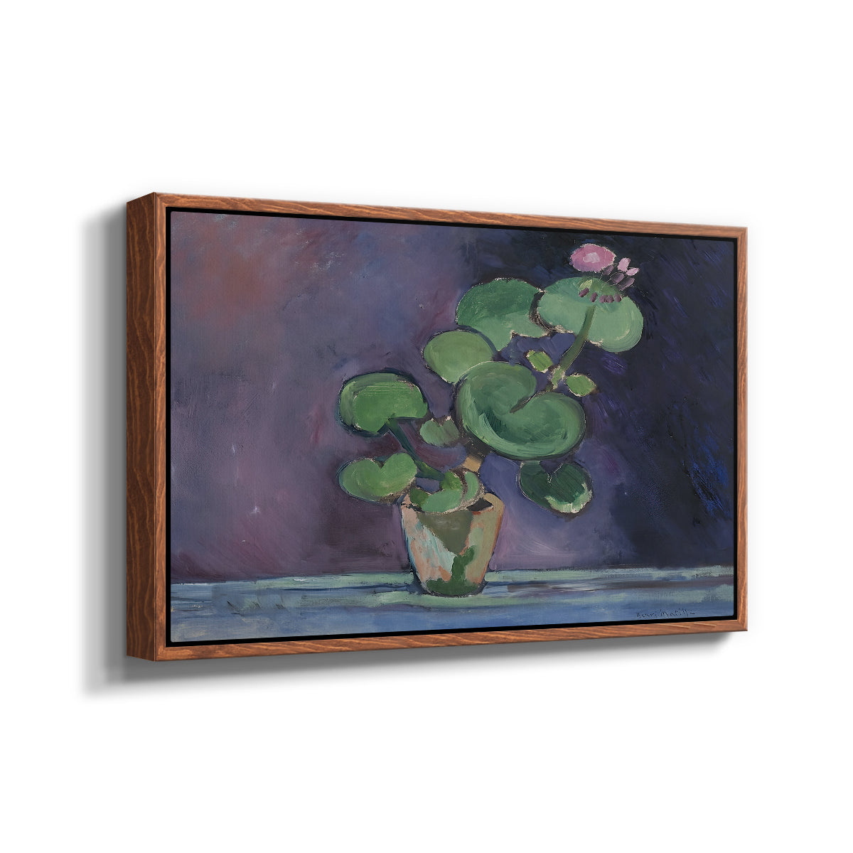 Geranium, 1909 - Floater Framed Canvas Print
