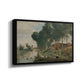 Landscape at Arleux-du-Nord, c. 1871-1874 - Floater Framed Canvas Print