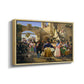 Romans Gathered for Merriment at an Osteria, 1839 - Floater Framed Canvas Print