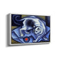 Cat Playing with a Ball, 1945-1950 - Floater Framed Canvas Print