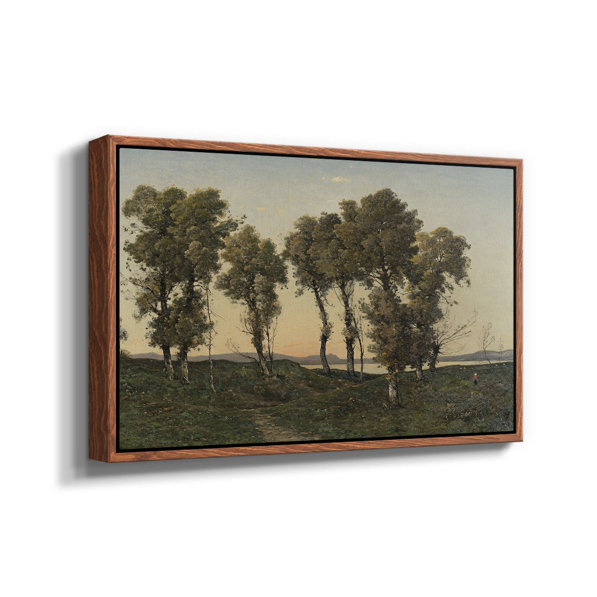 Autumn Evening, 1894 - Floater Framed Canvas Print