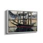 Two Boats Side by Side, Port of Marseilles, c. 1916 - Floater Framed Canvas Print