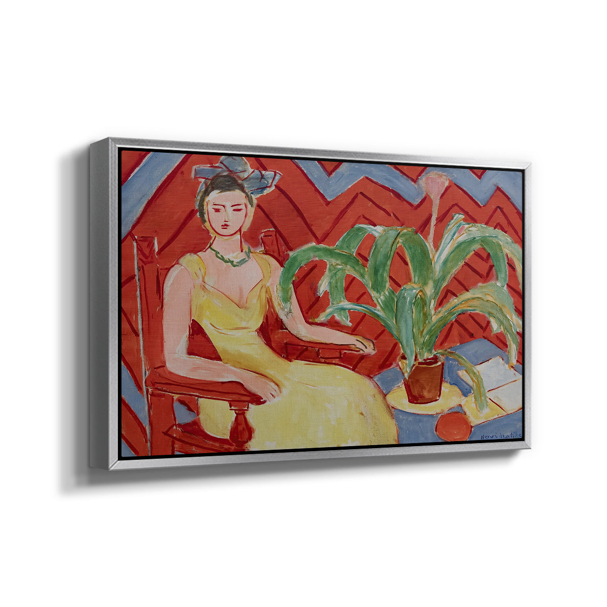 Michaella, 1943 - Floater Framed Canvas Print
