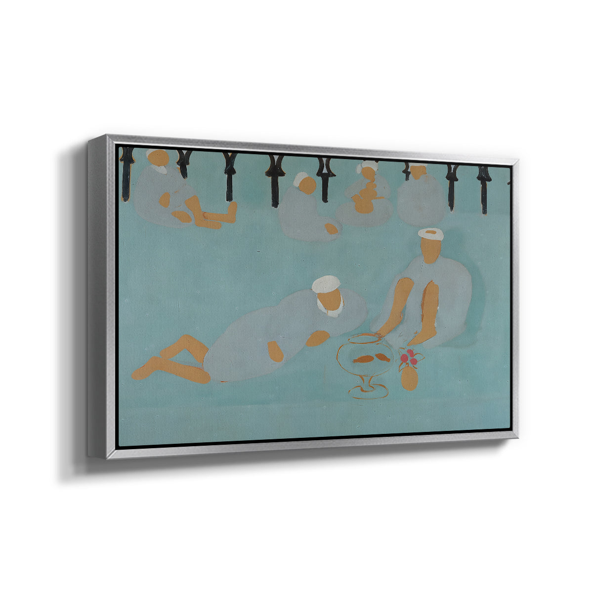 Arab Coffeehouse (Le café Maure), 1913 - Floater Framed Canvas Print