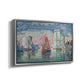 Entrance to the Port of La Rochelle, 1921 - Floater Framed Canvas Print
