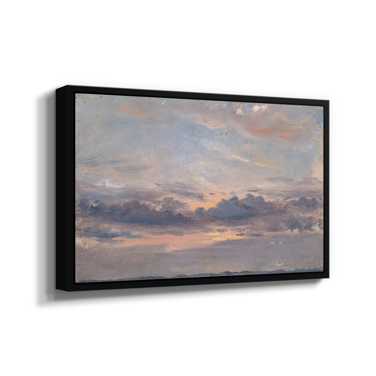 A Cloud Study, Sunset, c. 1821-1822 - Floater Framed Canvas Print