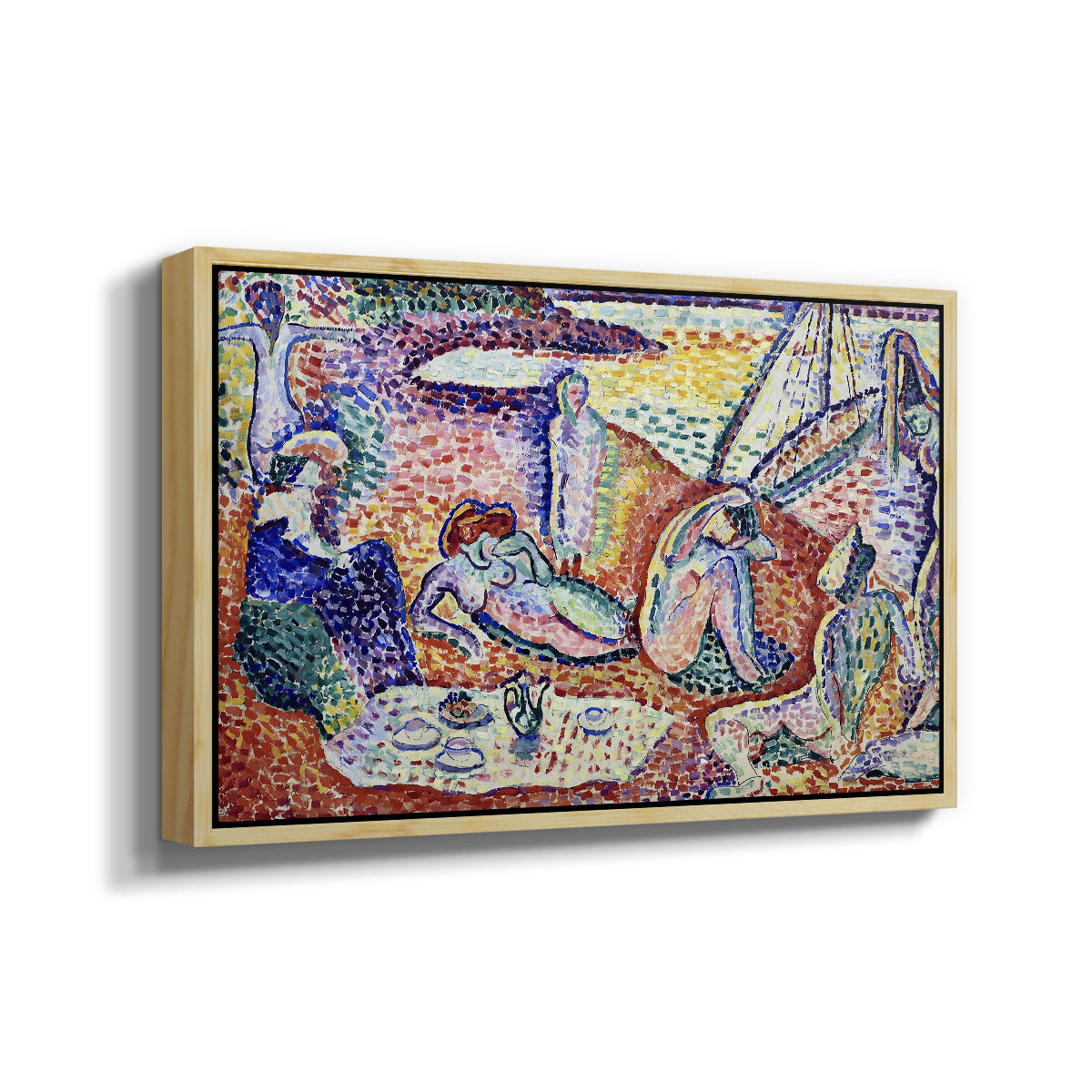 Luxe, Calme et Volupté, 1904 - Floater Framed Canvas Print