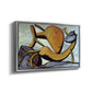 Cat and Big Fish, c. 1931 - Floater Framed Canvas Print