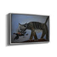 Cat Catching a Bird, 1939 - Floater Framed Canvas Print