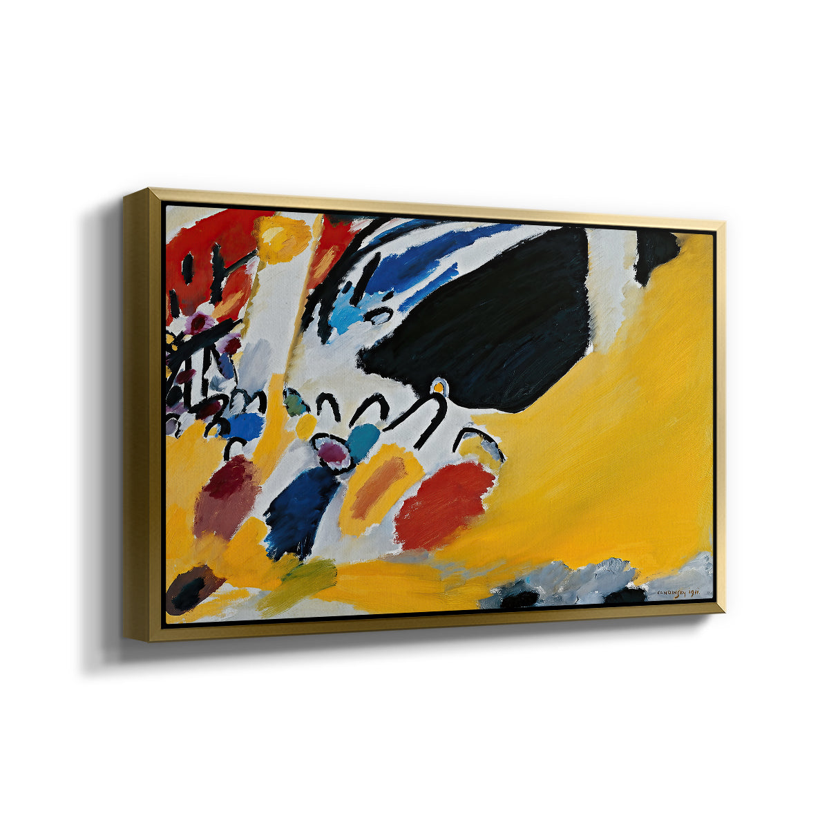 Impression III (Concert), 1911 - Floater Framed Canvas Print