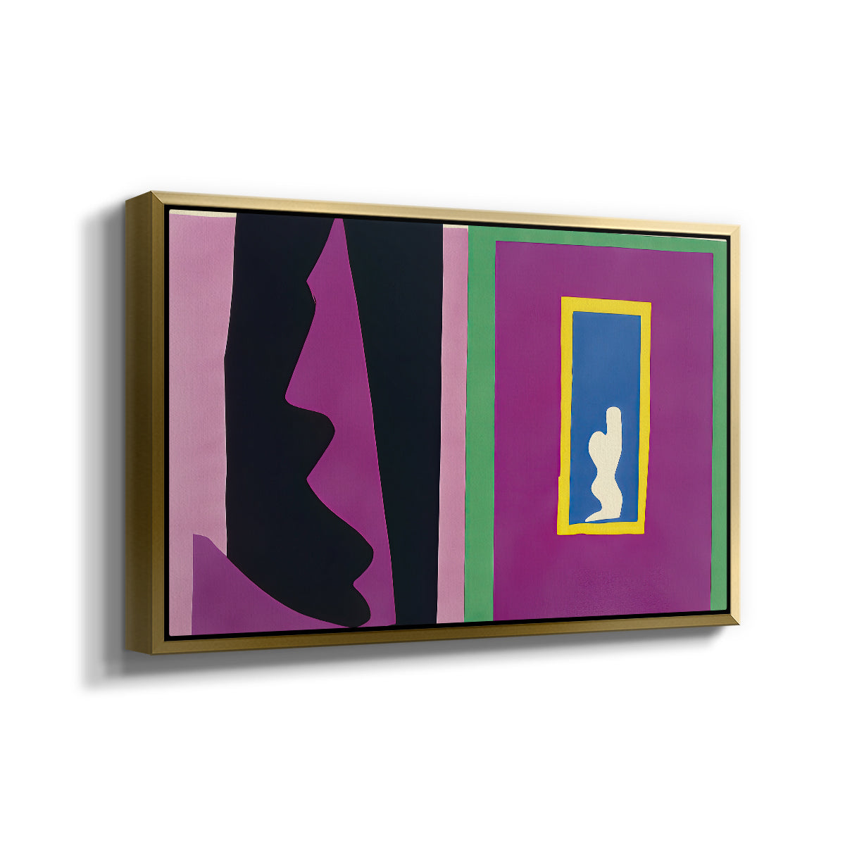 Destiny (Le destin), from Jazz, 1947 - Floater Framed Canvas Print