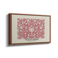 Examples of Chinese Ornament, Pl. XCV (Morris Inspired), 1867 - Floater Framed Canvas Print