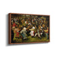 The Wedding Dance, c. 1566 - Floater Framed Canvas Print
