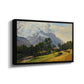 Mountains in Berchtesgaden - Floater Framed Canvas Print