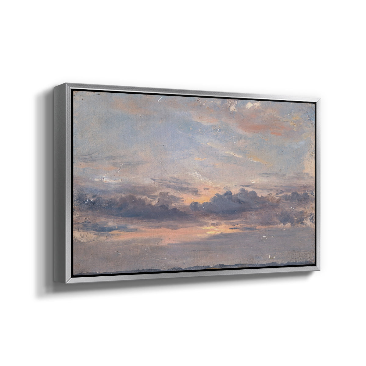 A Cloud Study, Sunset, c. 1821-1822 - Floater Framed Canvas Print