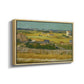 The Harvest, 1888 - Floater Framed Canvas Print