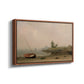 The Stranded Boat, 1863 - Floater Framed Canvas Print