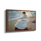 Clotilde on the Beach, 1904 - Floater Framed Canvas Print