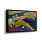 Murnau Mountain Landscape with Church, 1910 - Floater Framed Canvas Print