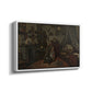 Interior, c. 1865-1870 - Floater Framed Canvas Print