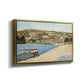The Riverbank, Les Andelys, 1886 - Floater Framed Canvas Print