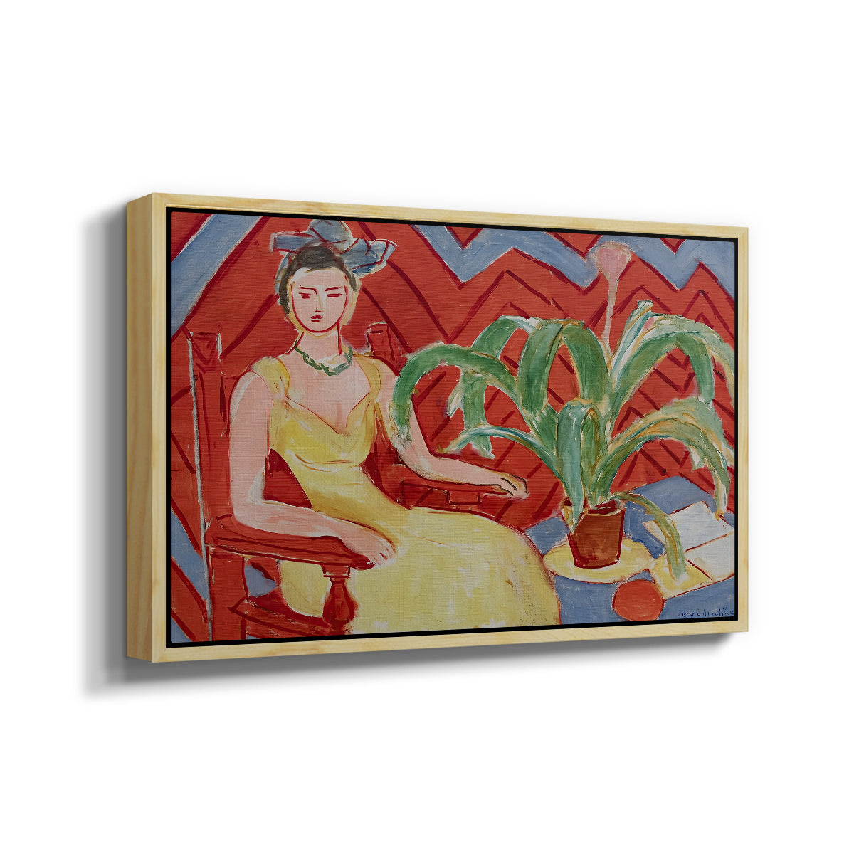 Michaella, 1943 - Floater Framed Canvas Print