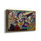 Fragment 2 for Composition VII, 1913 - Floater Framed Canvas Print